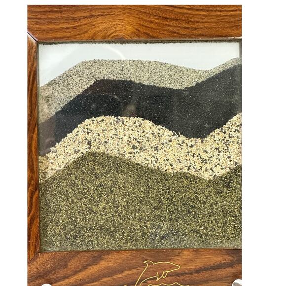 'Sands of Hawaii' Moving Sandscape in Wooden Frame-Stunning - Picture 4 of 7